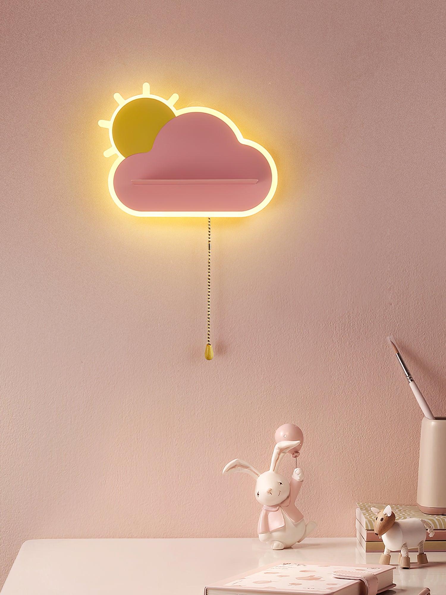 Cura Dreamier Cloud Art Wall Lamp-Neutral Decor