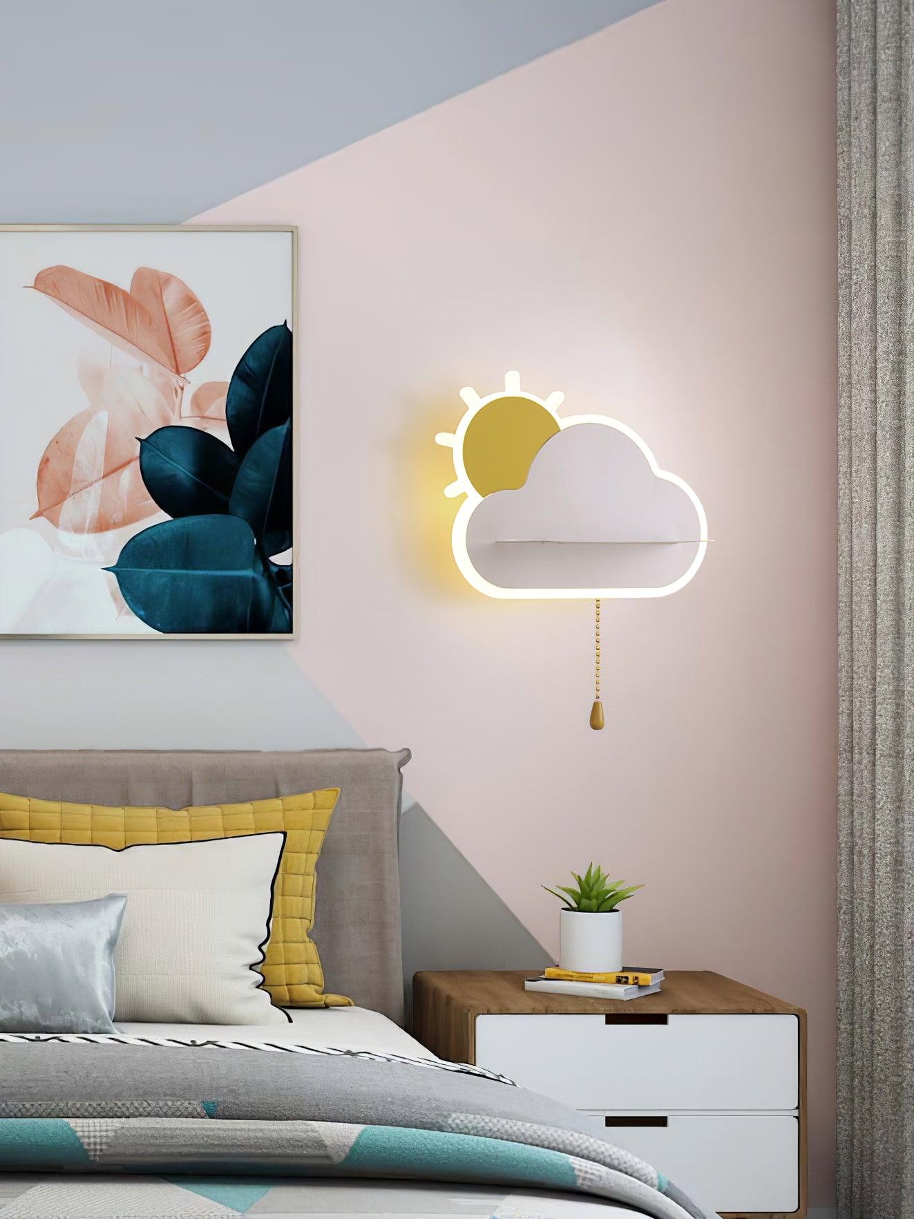 Cura Dreamier Cloud Art Wall Lamp-Neutral Decor