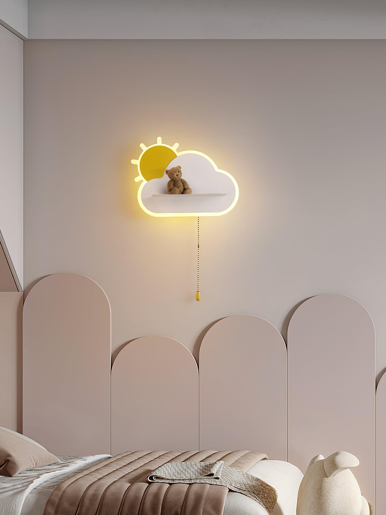 Cura Dreamier Cloud Art Wall Lamp-Neutral Decor