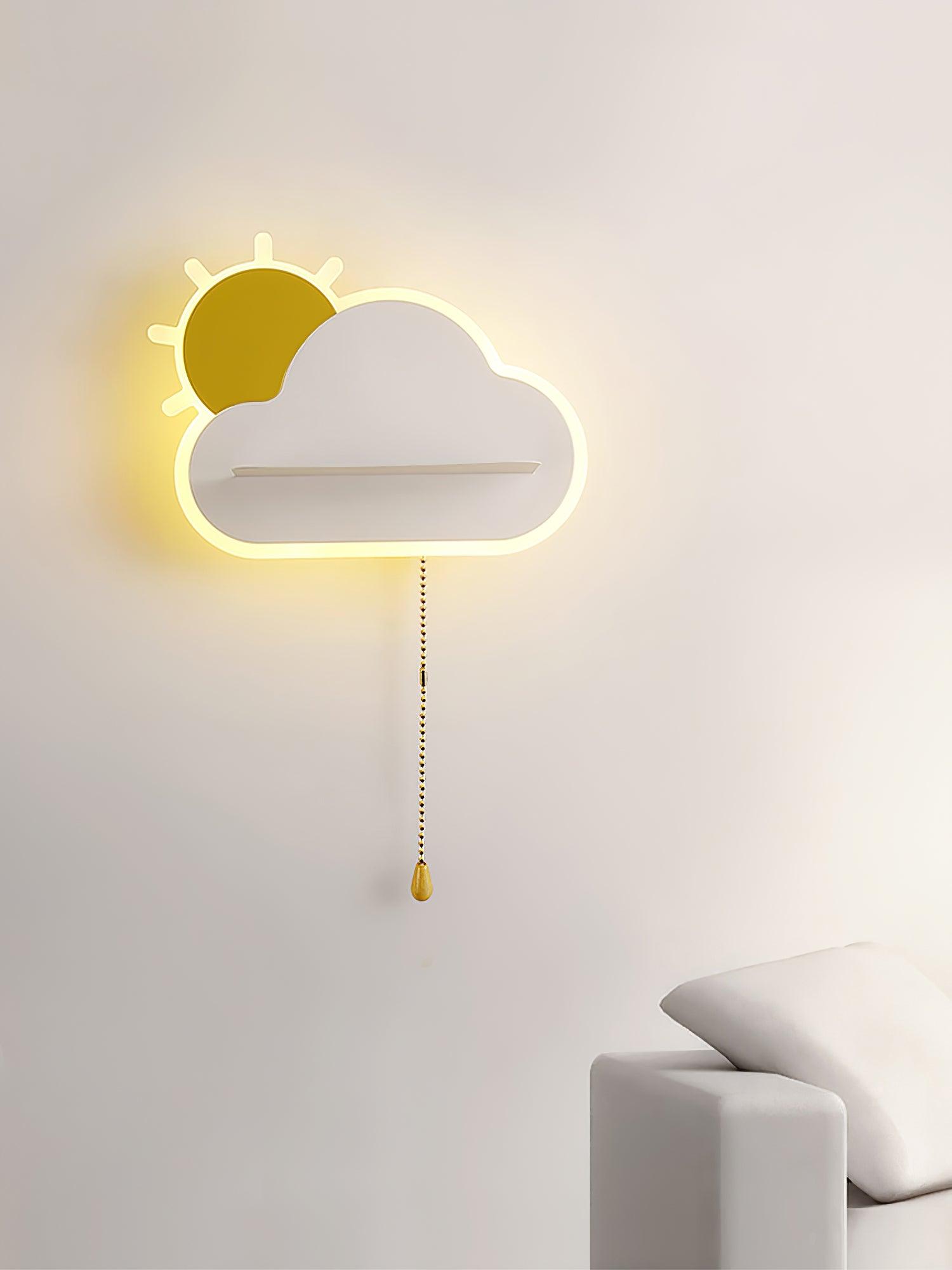 Cura Dreamier Cloud Art Wall Lamp-Neutral Decor