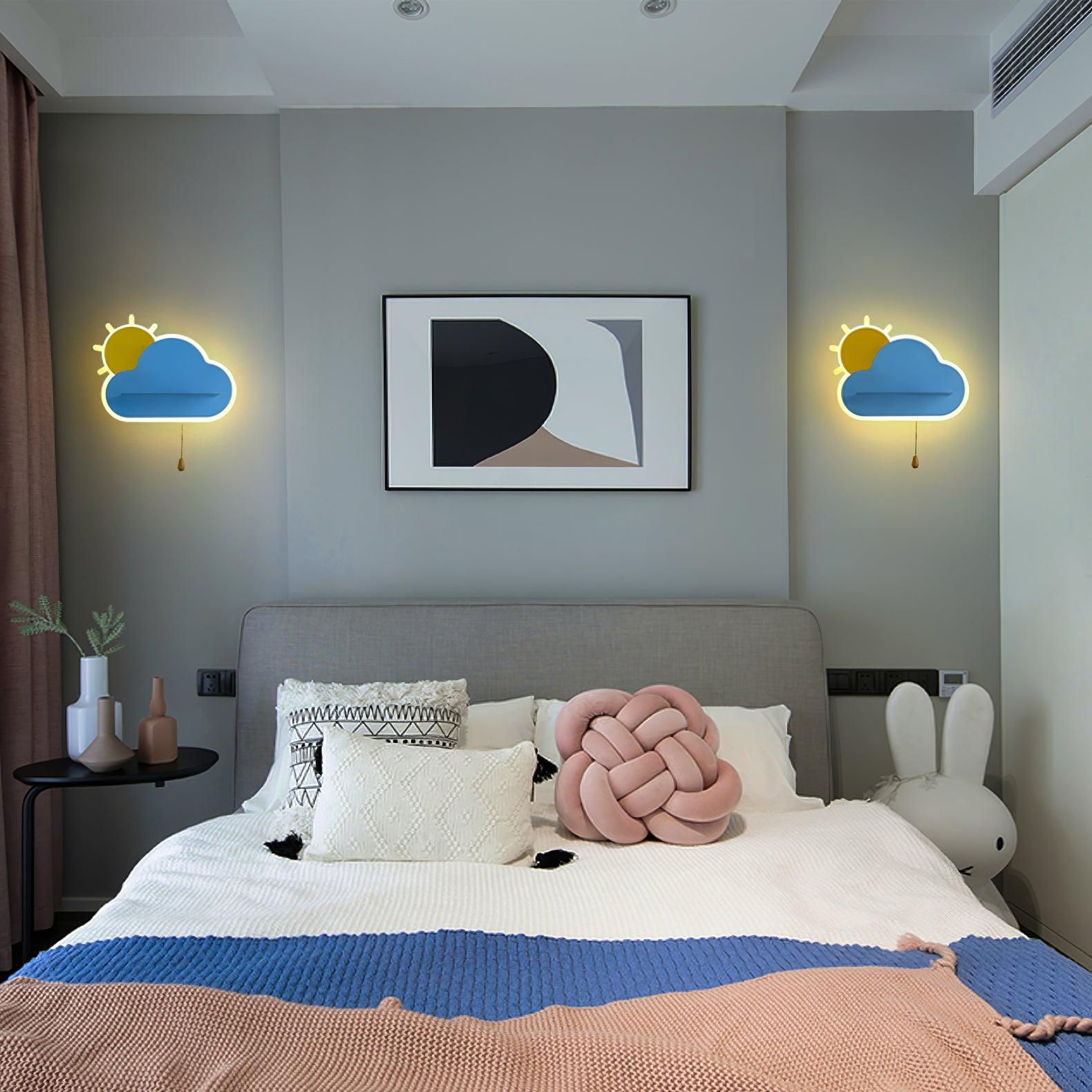 Cura Dreamier Cloud Art Wall Lamp-Neutral Decor