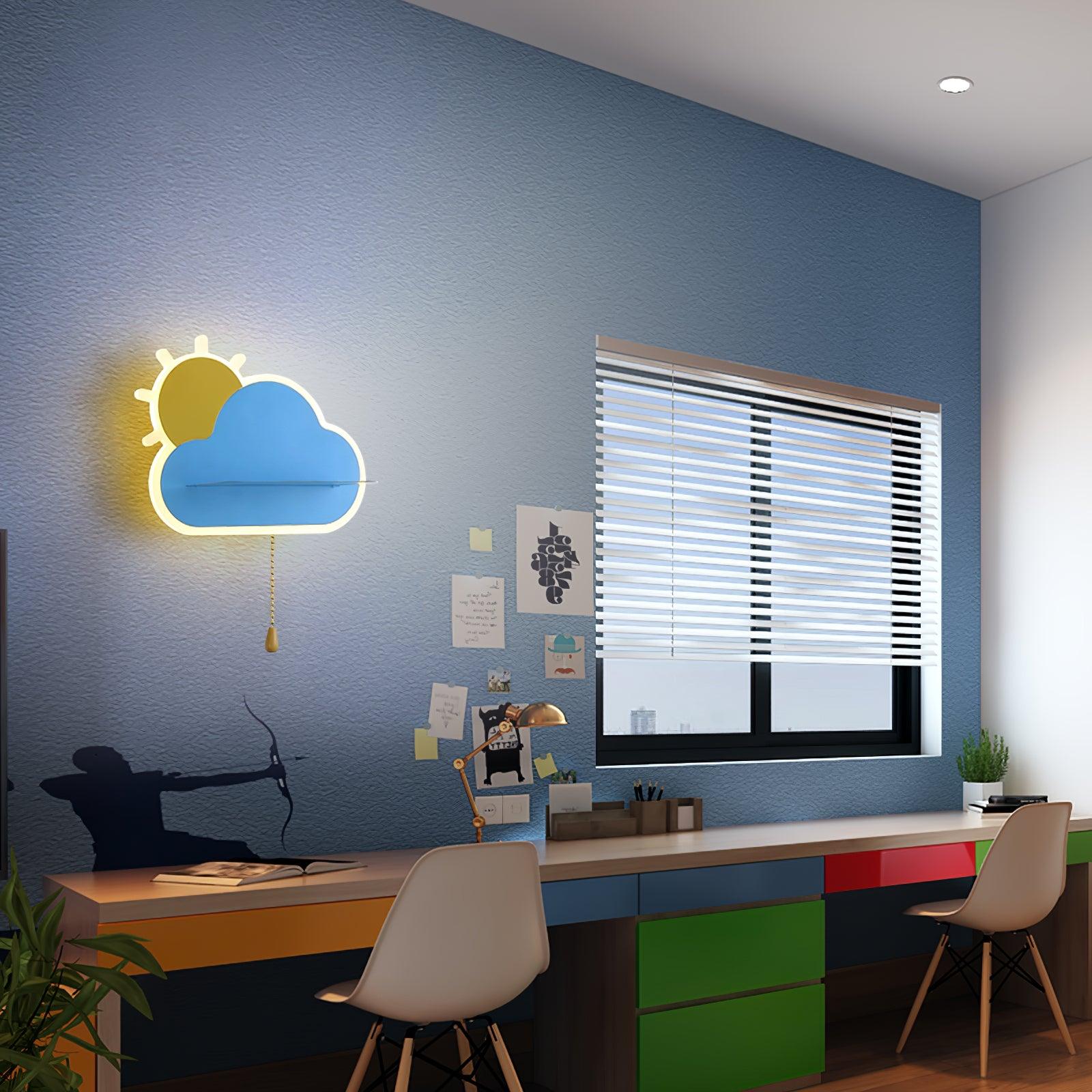 Cura Dreamier Cloud Art Wall Lamp-Neutral Decor