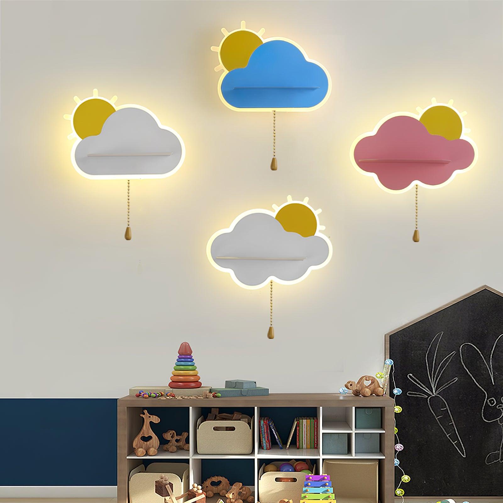 Cura Dreamier Cloud Art Wall Lamp-Neutral Decor