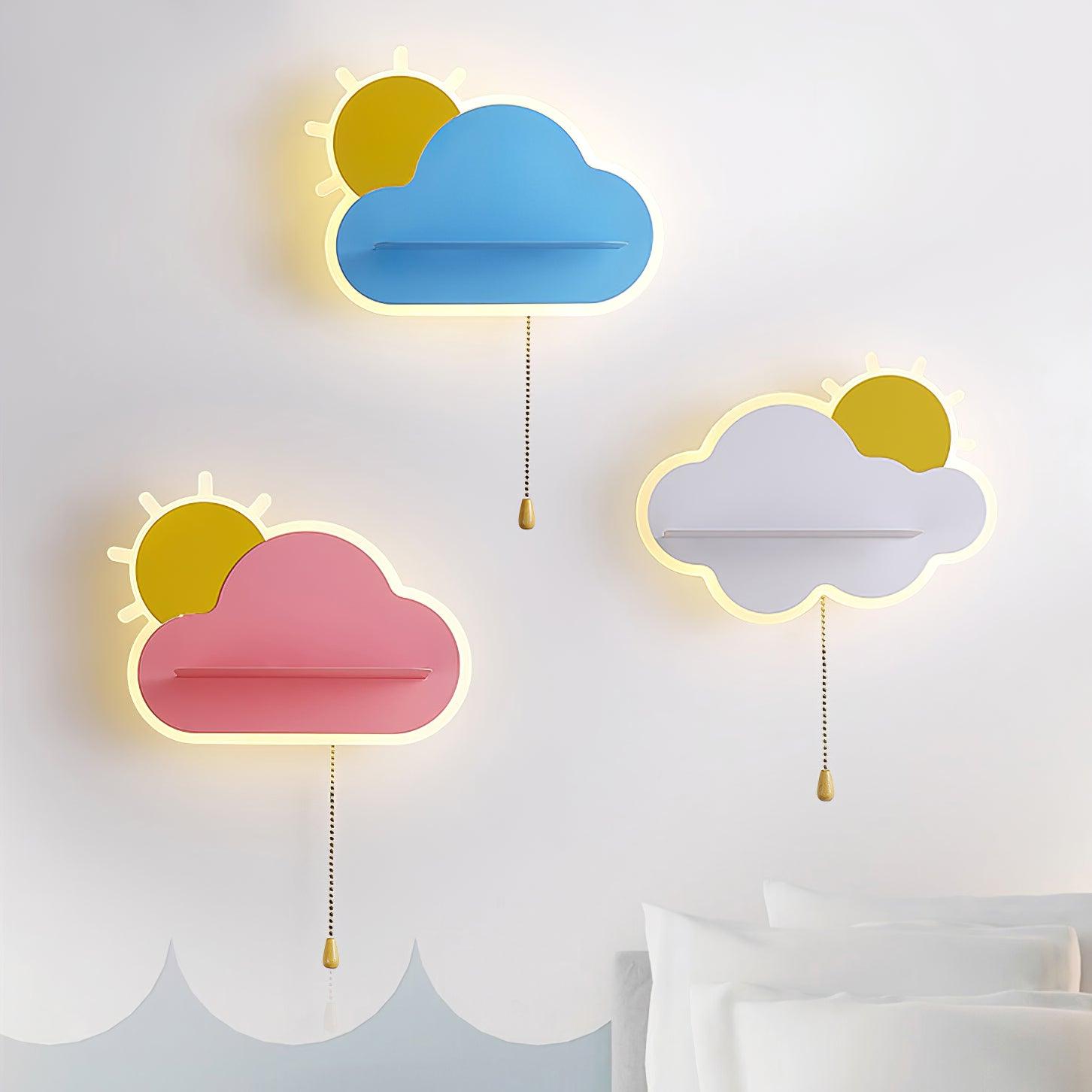 Cura Dreamier Cloud Art Wall Lamp-Neutral Decor