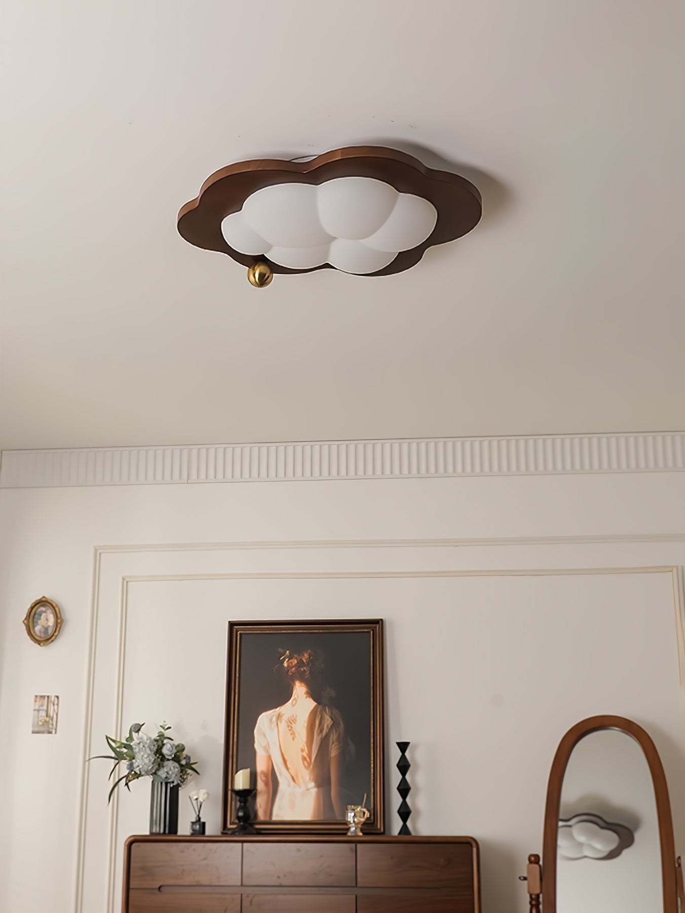 Ivaren Premium Nordic Art Wood Ceiling Light-Neutral Decor