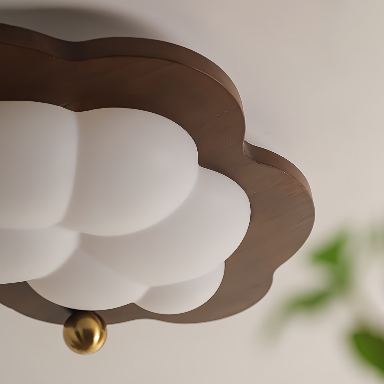 Ivaren Premium Nordic Art Wood Ceiling Light-Neutral Decor