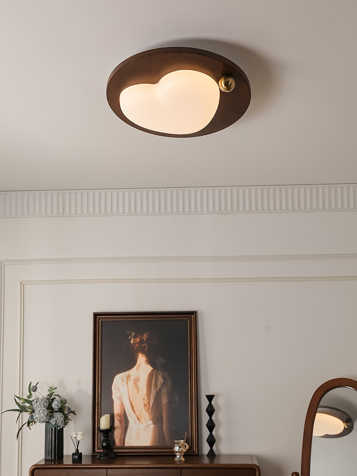 Ivaren Premium Nordic Art Wood Ceiling Light-Neutral Decor