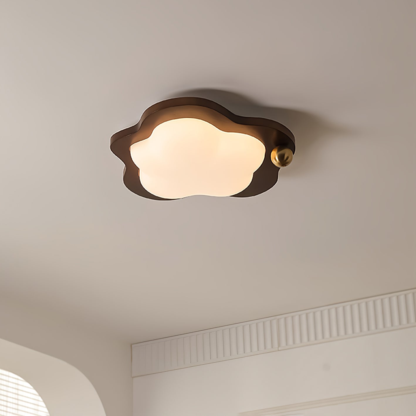 Ivaren Premium Nordic Art Wood Ceiling Light-Neutral Decor