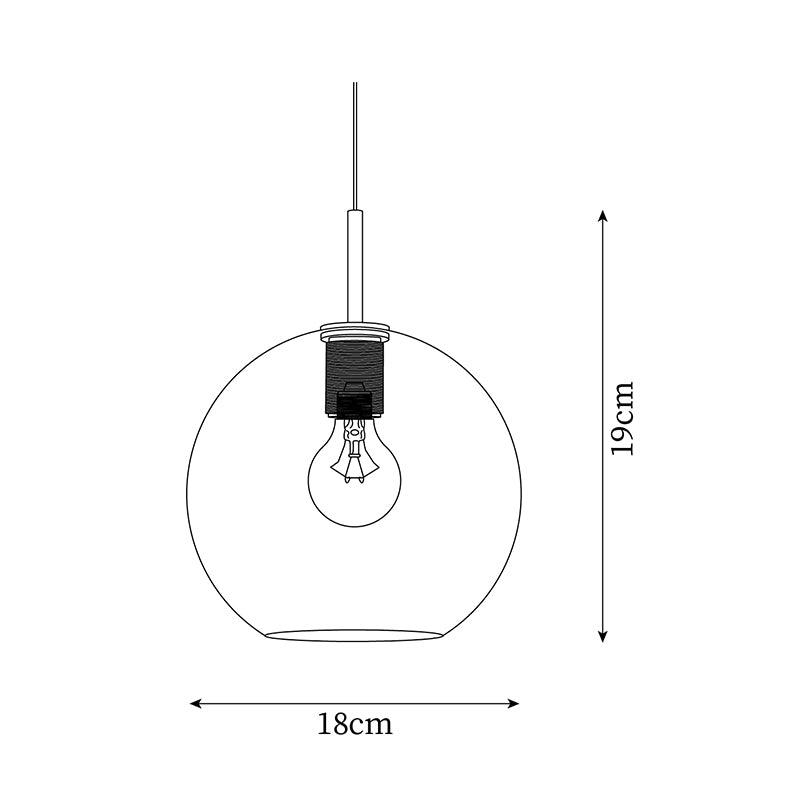 Pendant Lamp Brass Minimalist Metal Fixture for Dining or Kitchen
