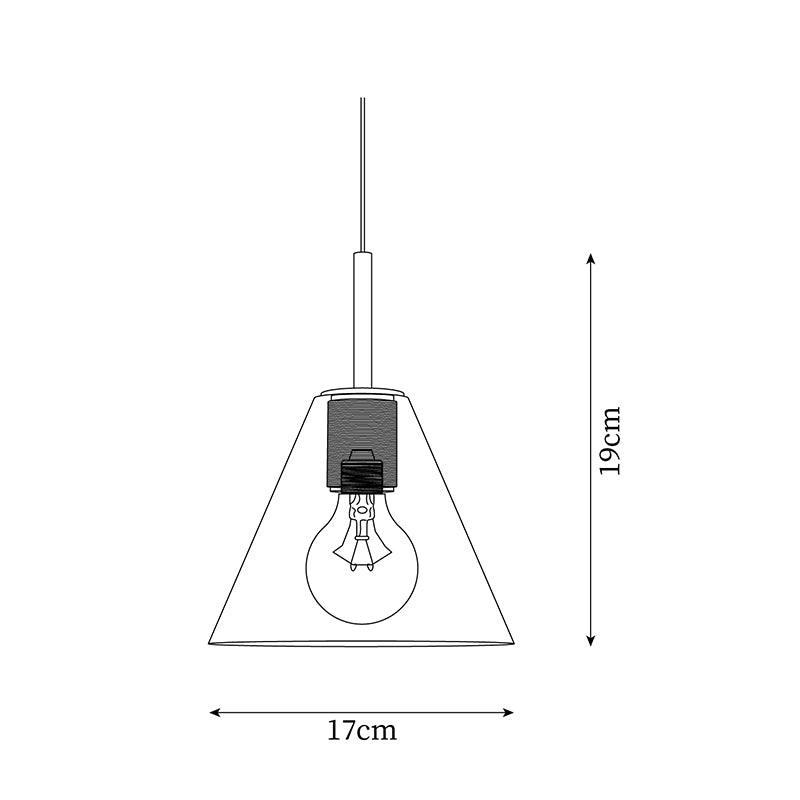 Pendant Lamp Brass Minimalist Metal Fixture for Dining or Kitchen