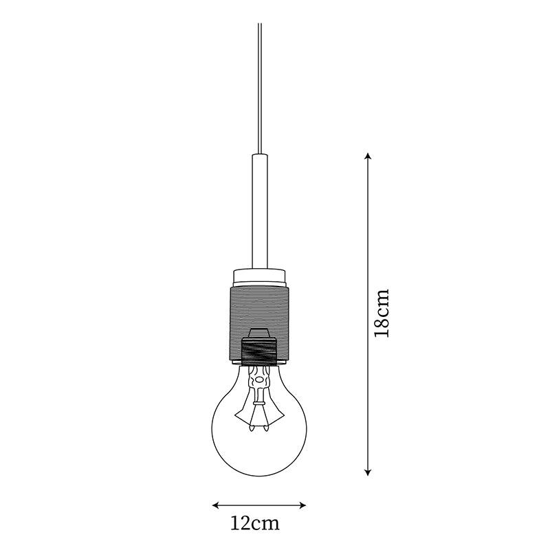 Pendant Lamp Brass Minimalist Metal Fixture for Dining or Kitchen