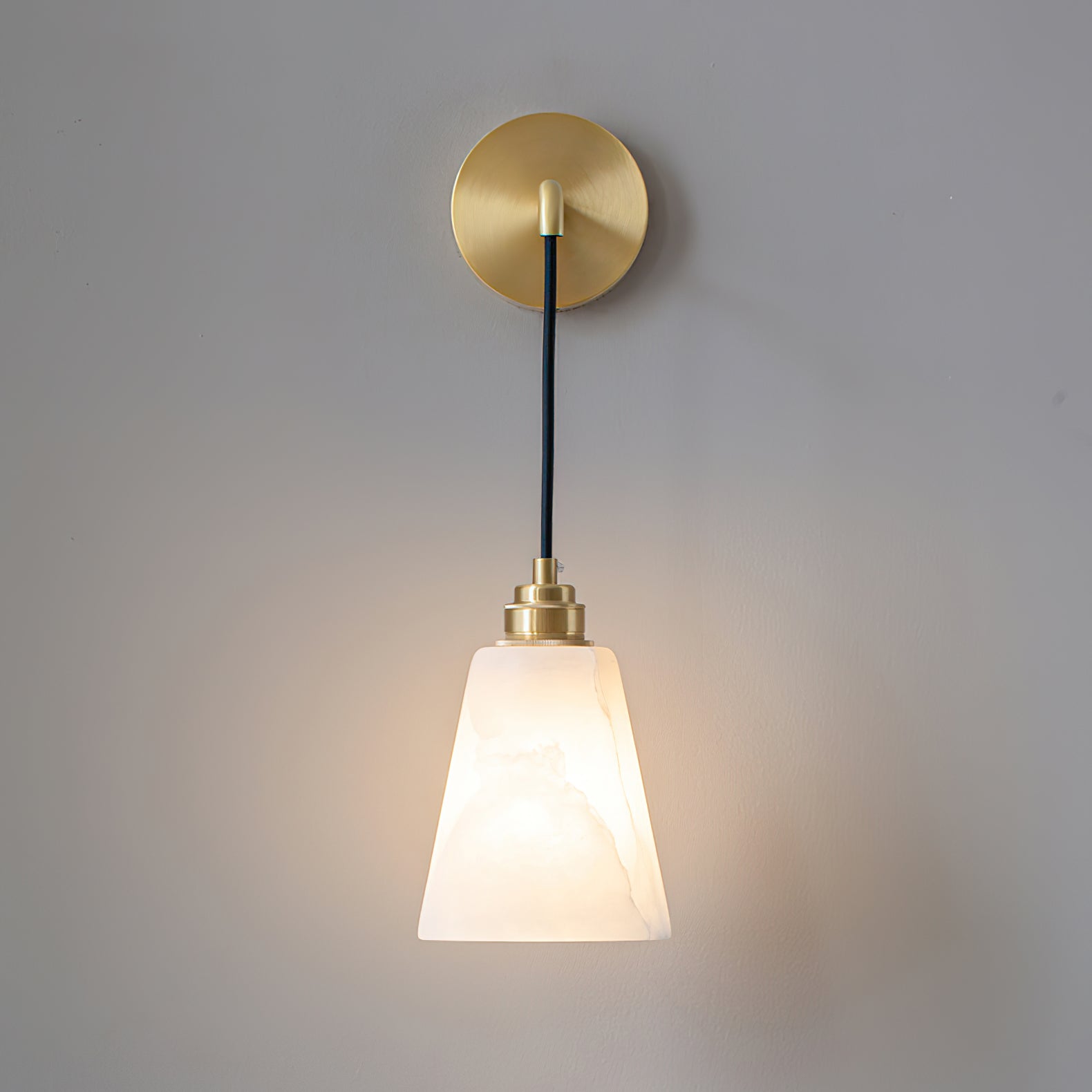 Yarlan Alabaster Wall Pendant Light-Neutral Decor