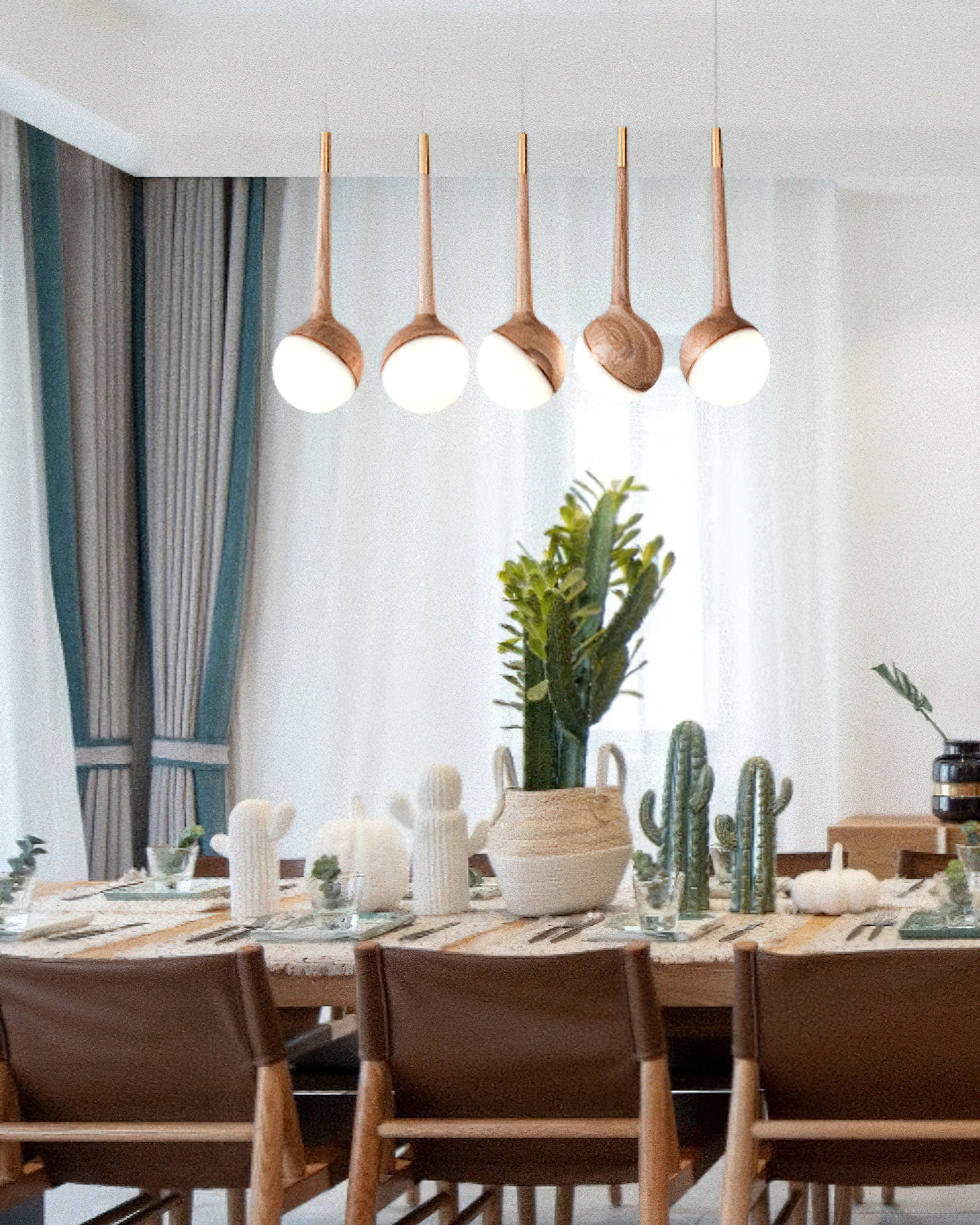 Aurora Chandelier Droplet LED-Neutral Decor