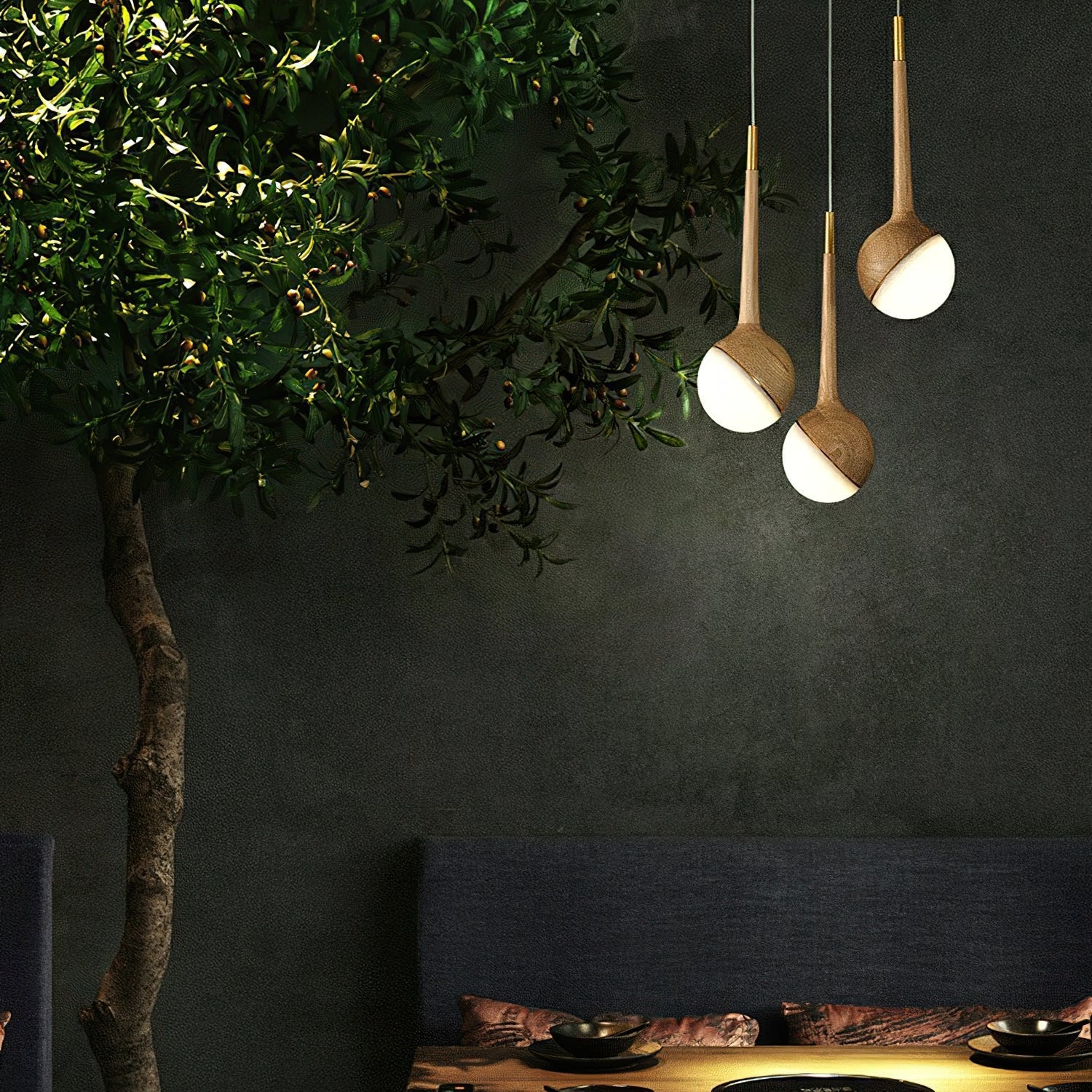 Aurora Chandelier Droplet LED-Neutral Decor
