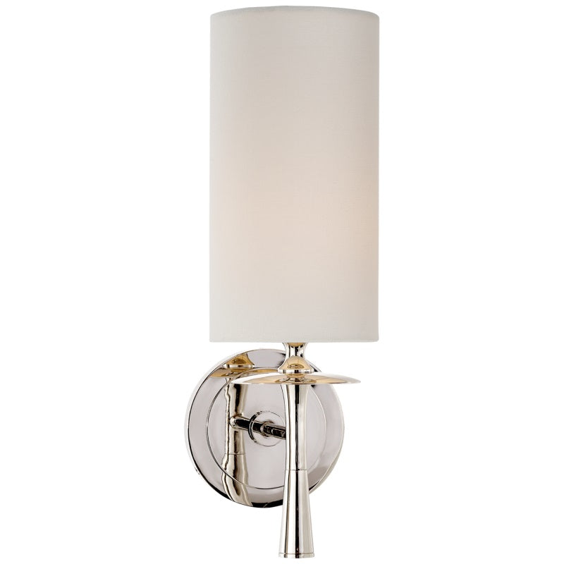 Knight Fabric Glass Wall Lamp-Neutral Decor