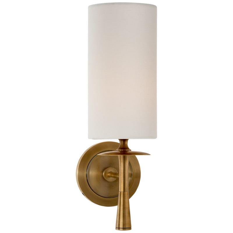 Knight Fabric Glass Wall Lamp-Neutral Decor