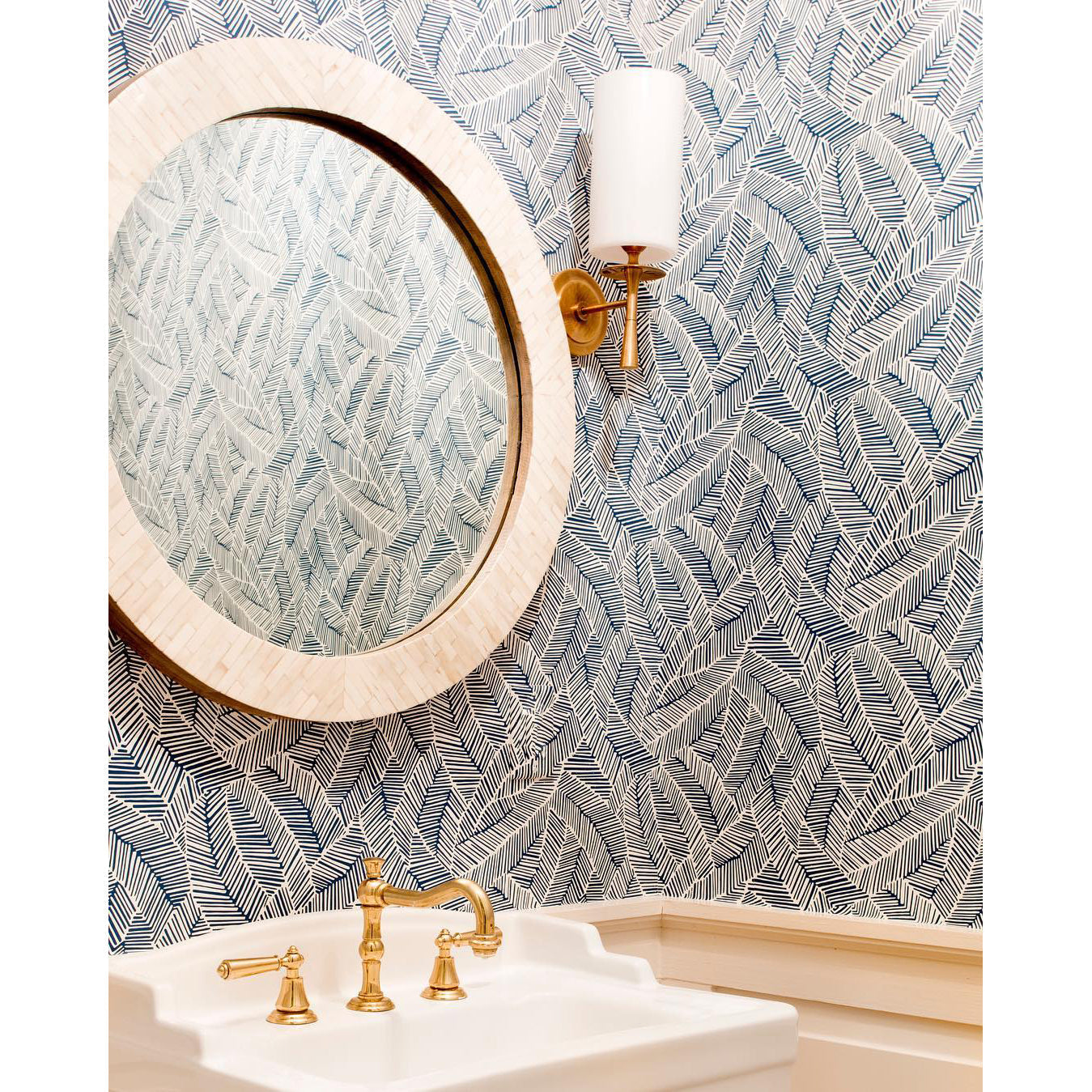 Knight Fabric Glass Wall Lamp-Neutral Decor