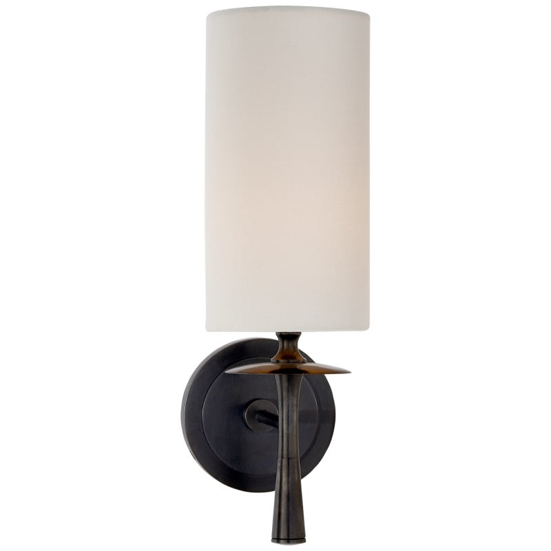Knight Fabric Glass Wall Lamp-Neutral Decor