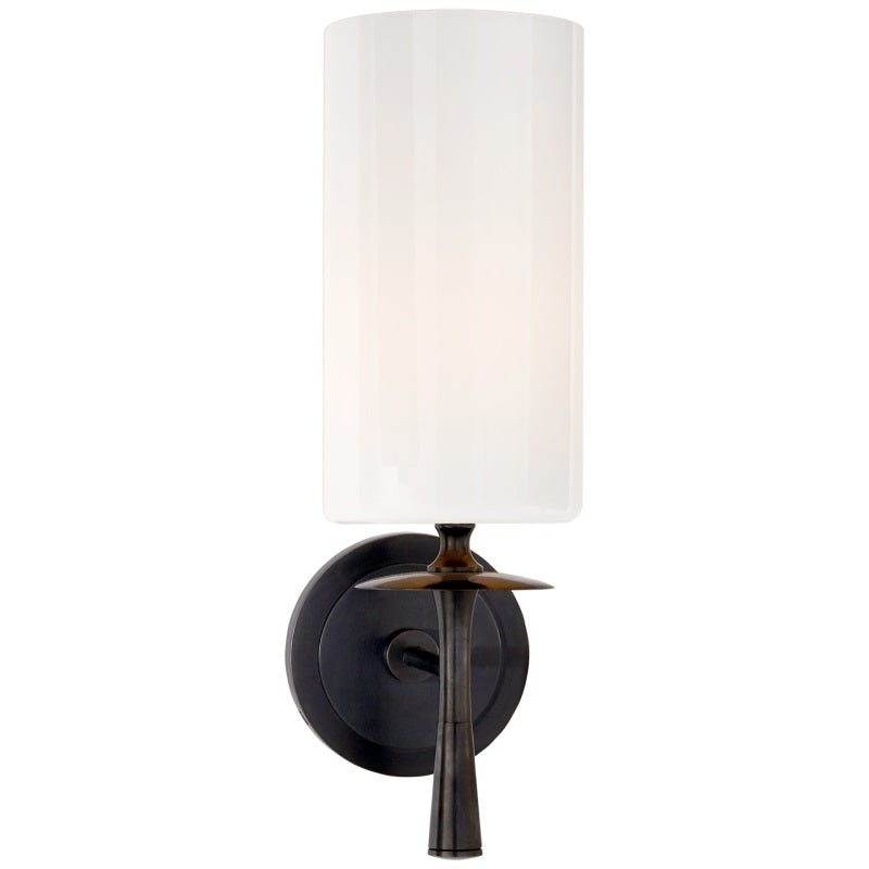 Knight Fabric Glass Wall Lamp-Neutral Decor