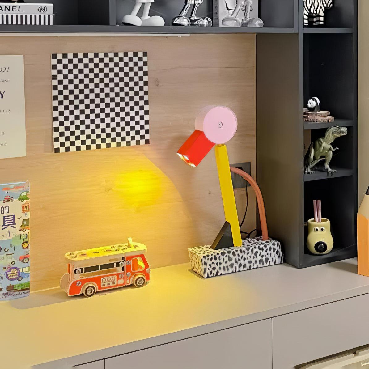 Cior Industrial Table Lamp-Neutral Decor