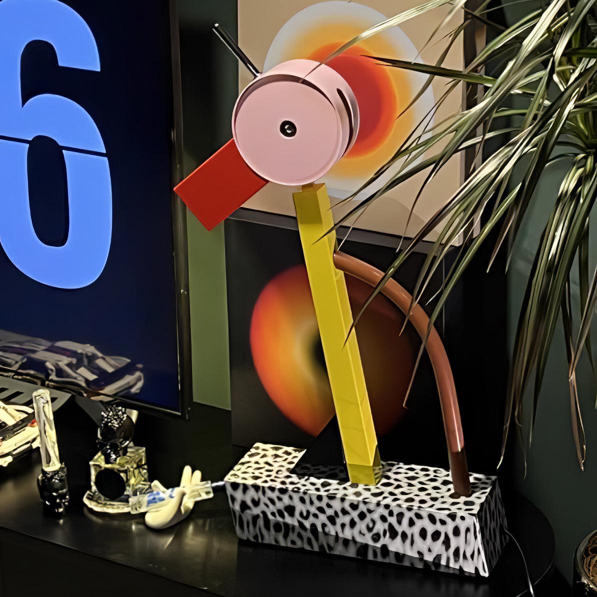 Cior Industrial Table Lamp-Neutral Decor