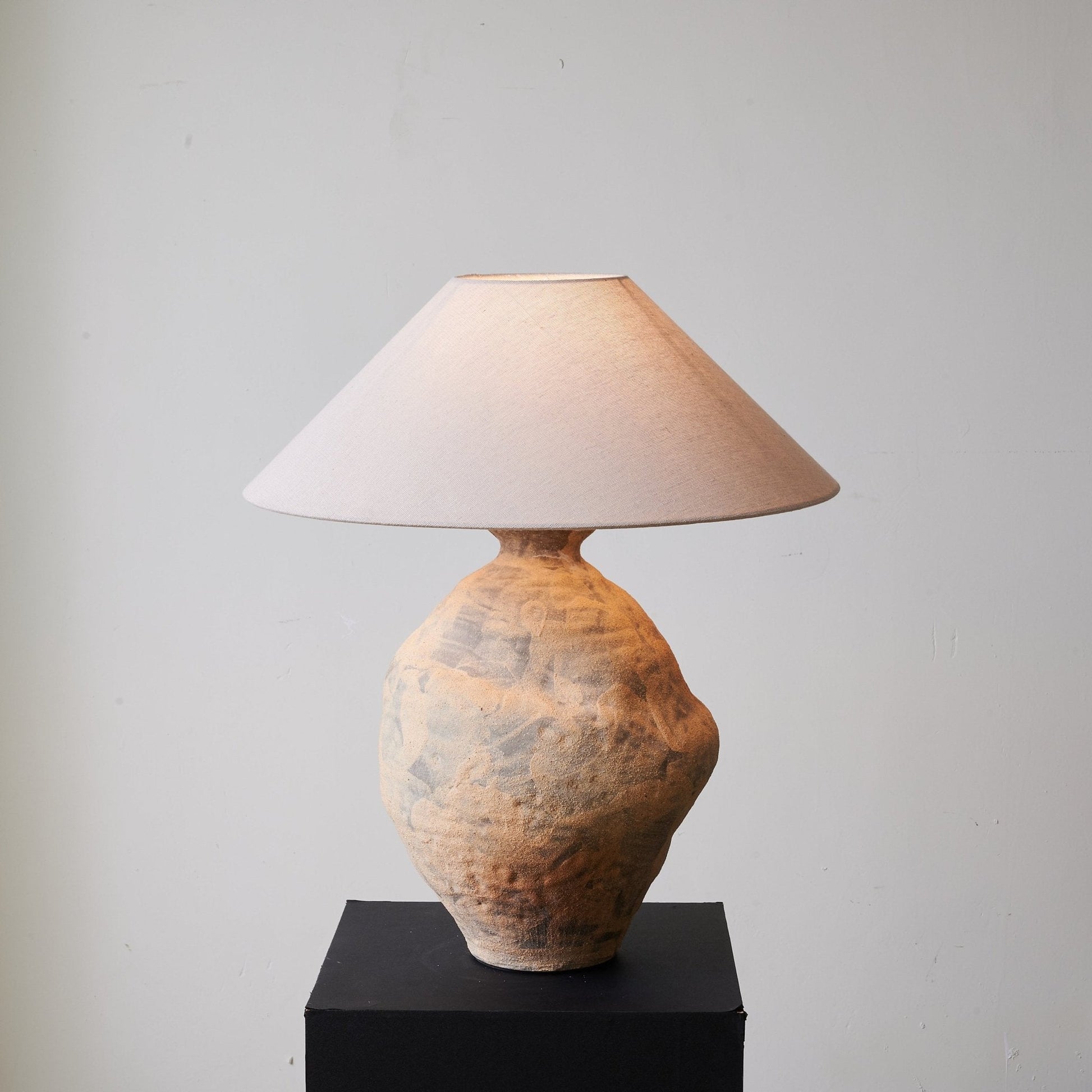 Bria wabi-sabi Ceramics Table Lamp-Neutral Decor