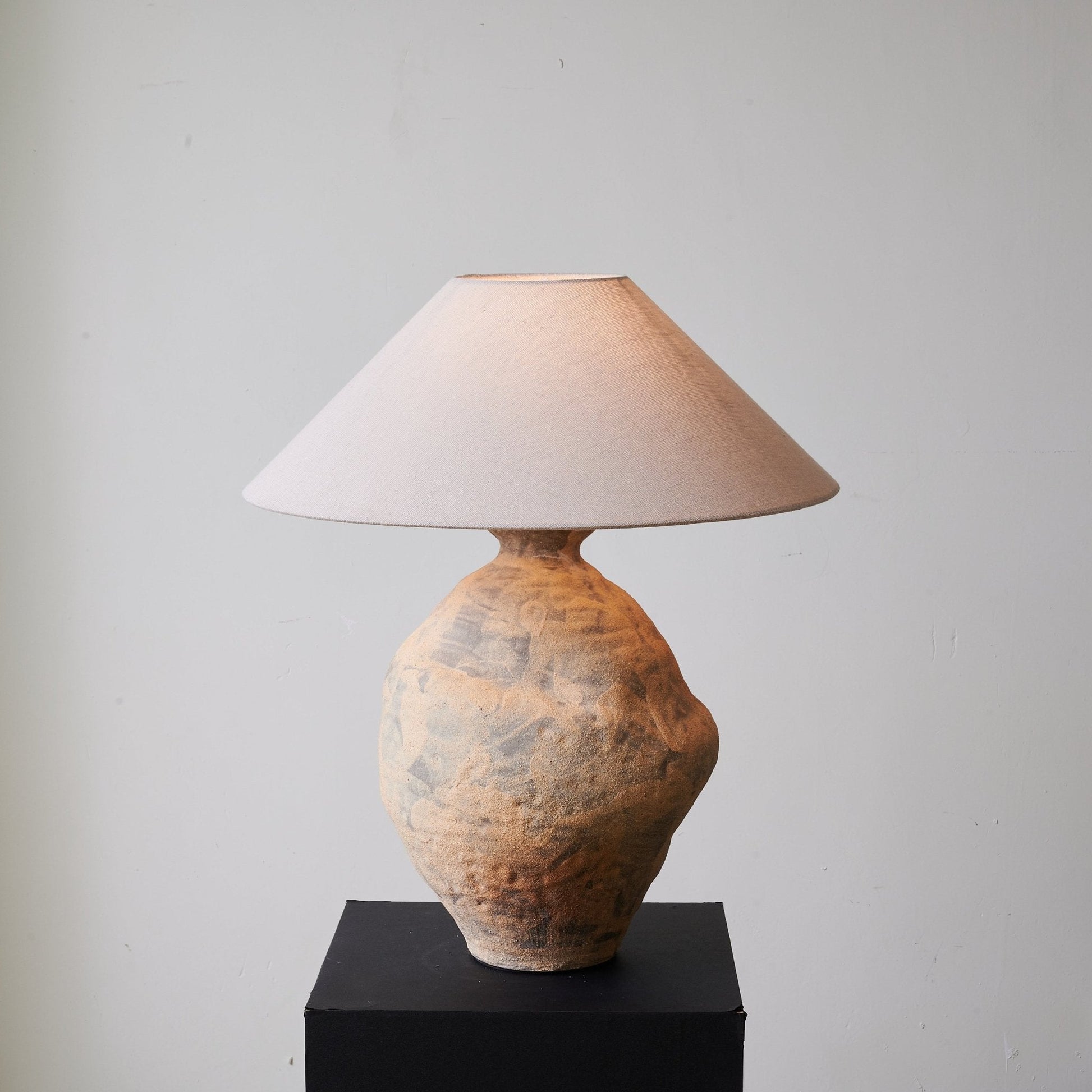 Bria wabi-sabi Ceramics Table Lamp-Neutral Decor