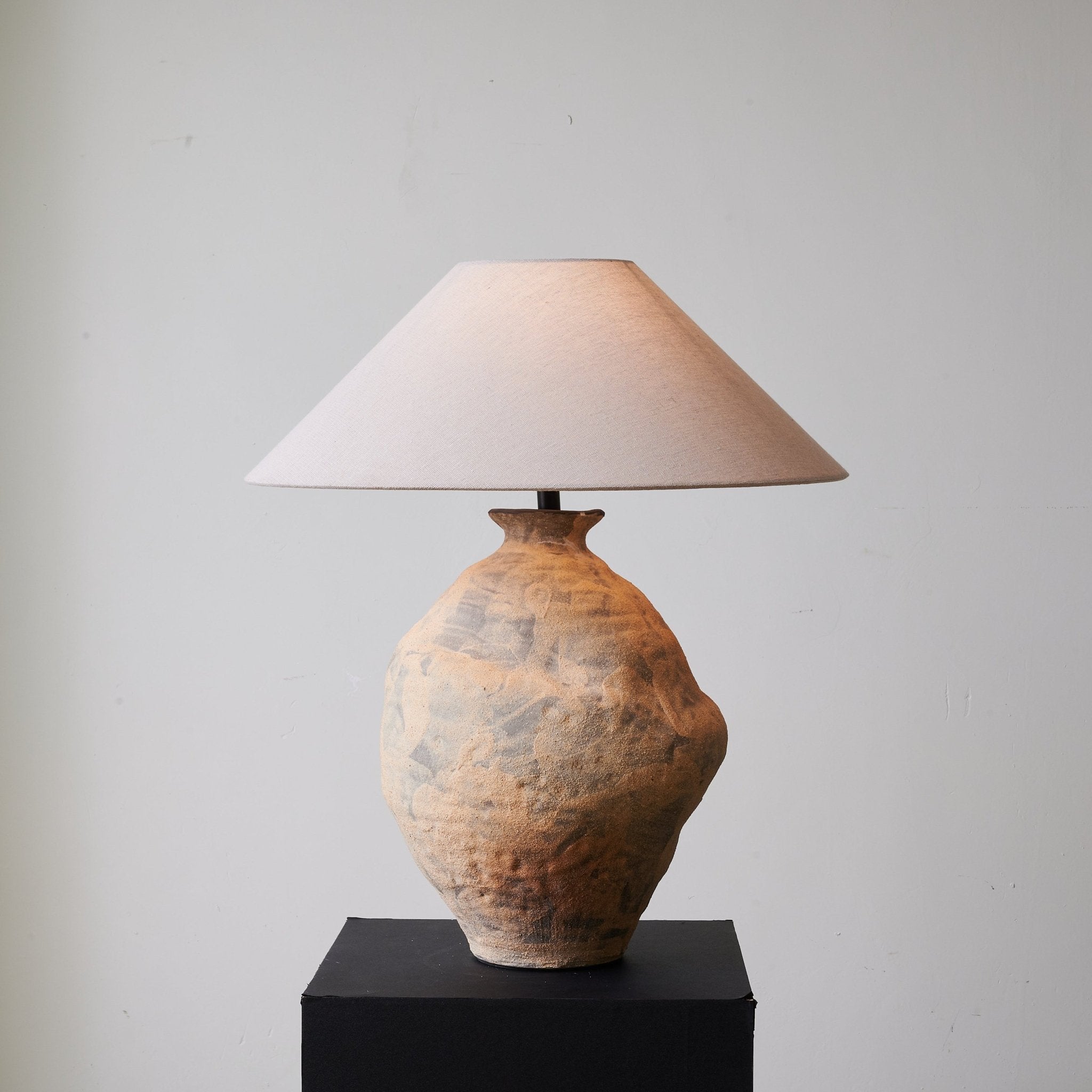 Bria wabi-sabi Ceramics Table Lamp-Neutral Decor