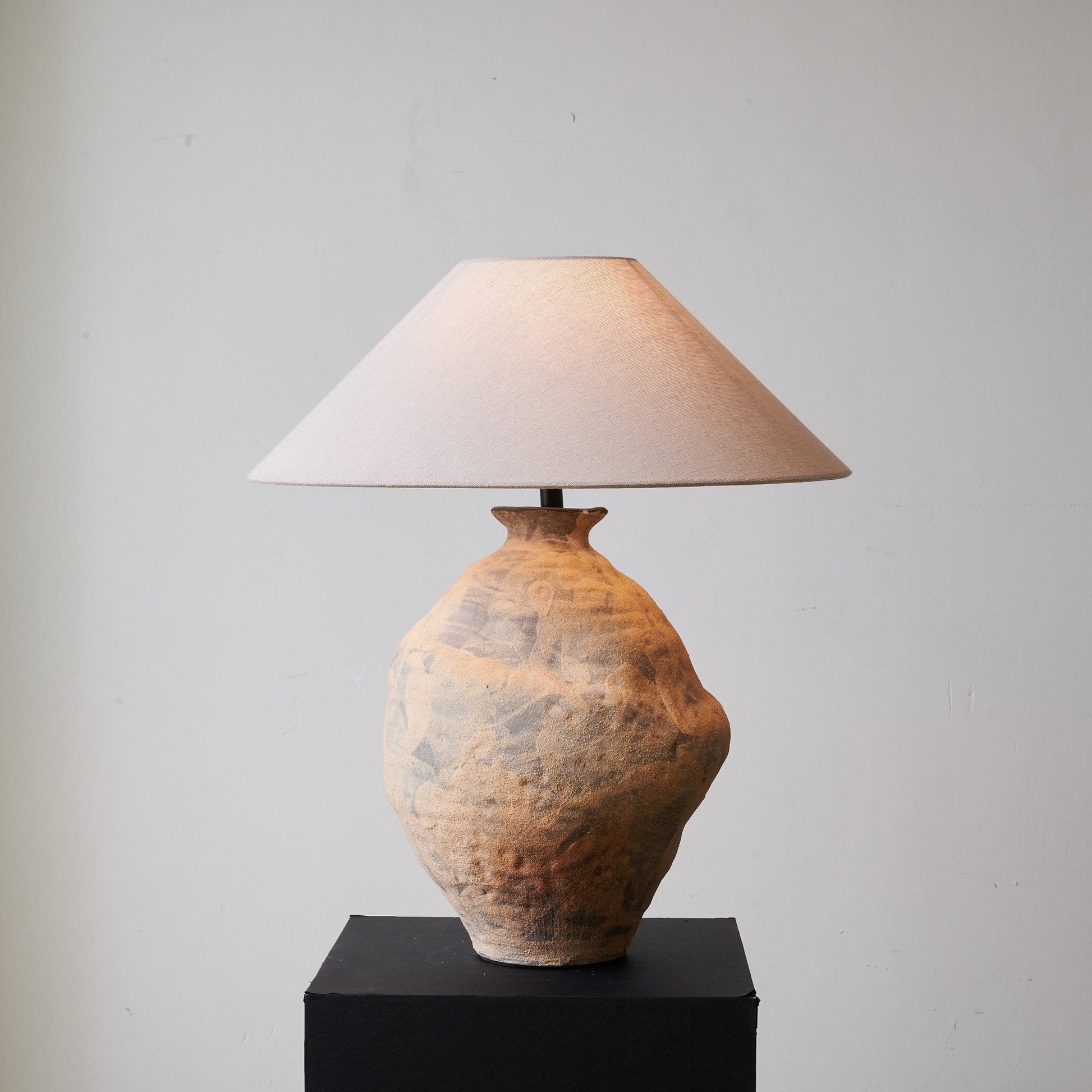 Bria wabi-sabi Ceramics Table Lamp-Neutral Decor