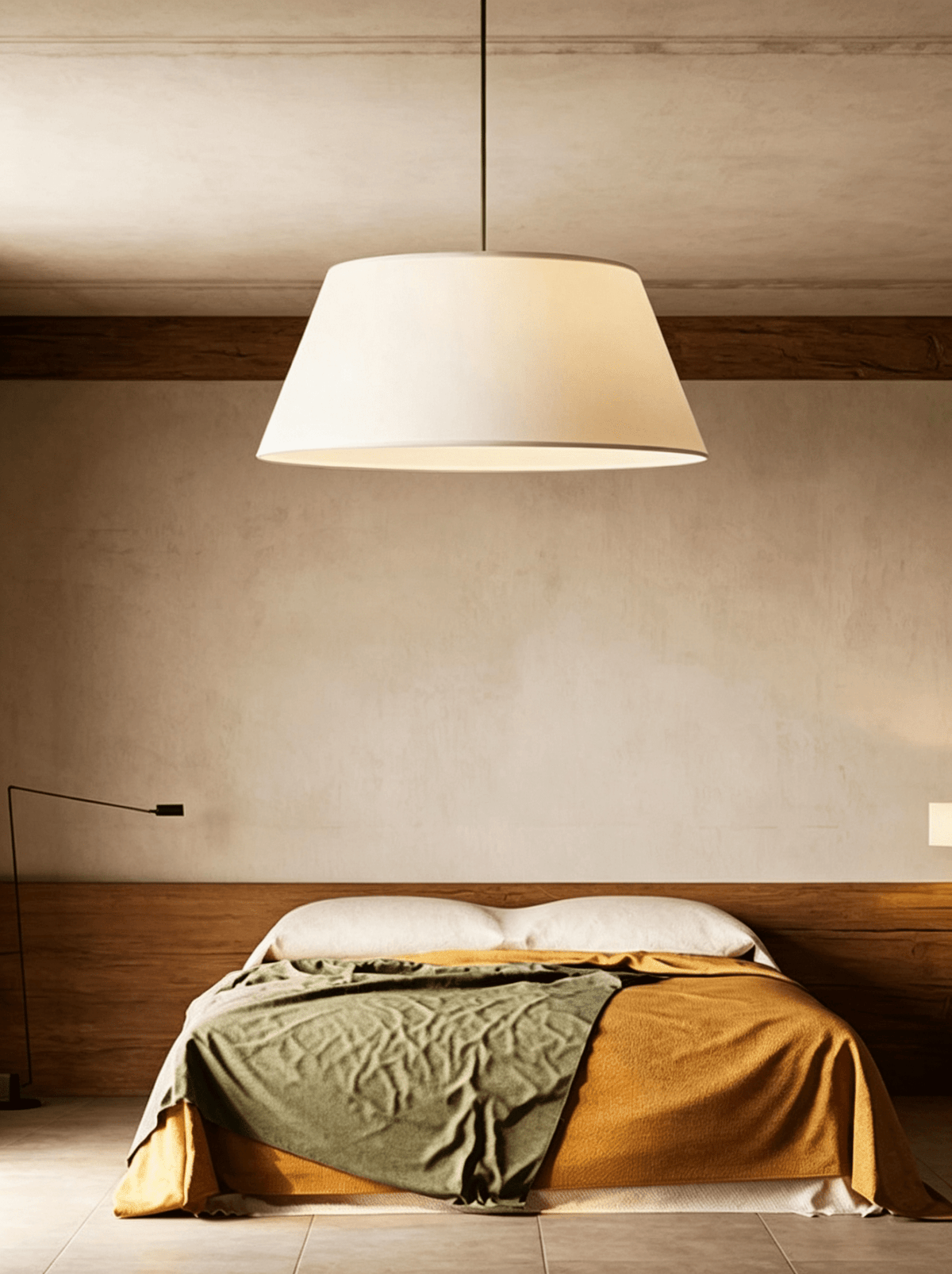 Kestrelwick Tapered Fabric Pendant Light