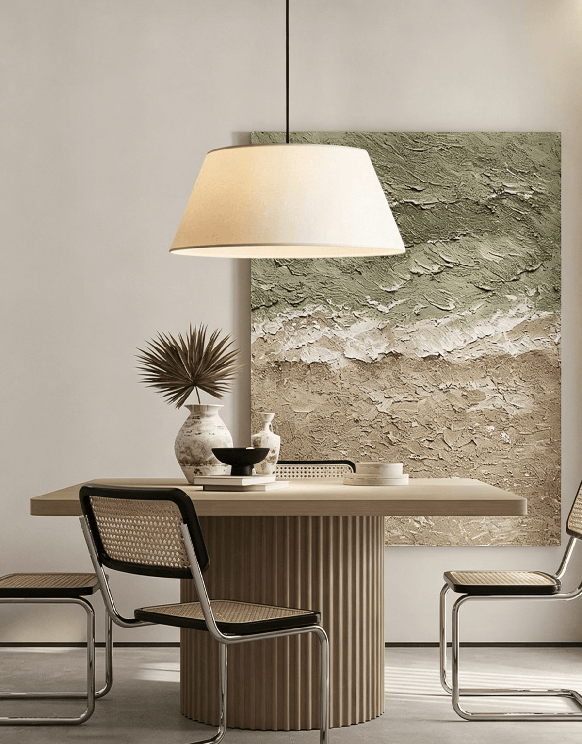 Kestrelwick Tapered Fabric Pendant Light