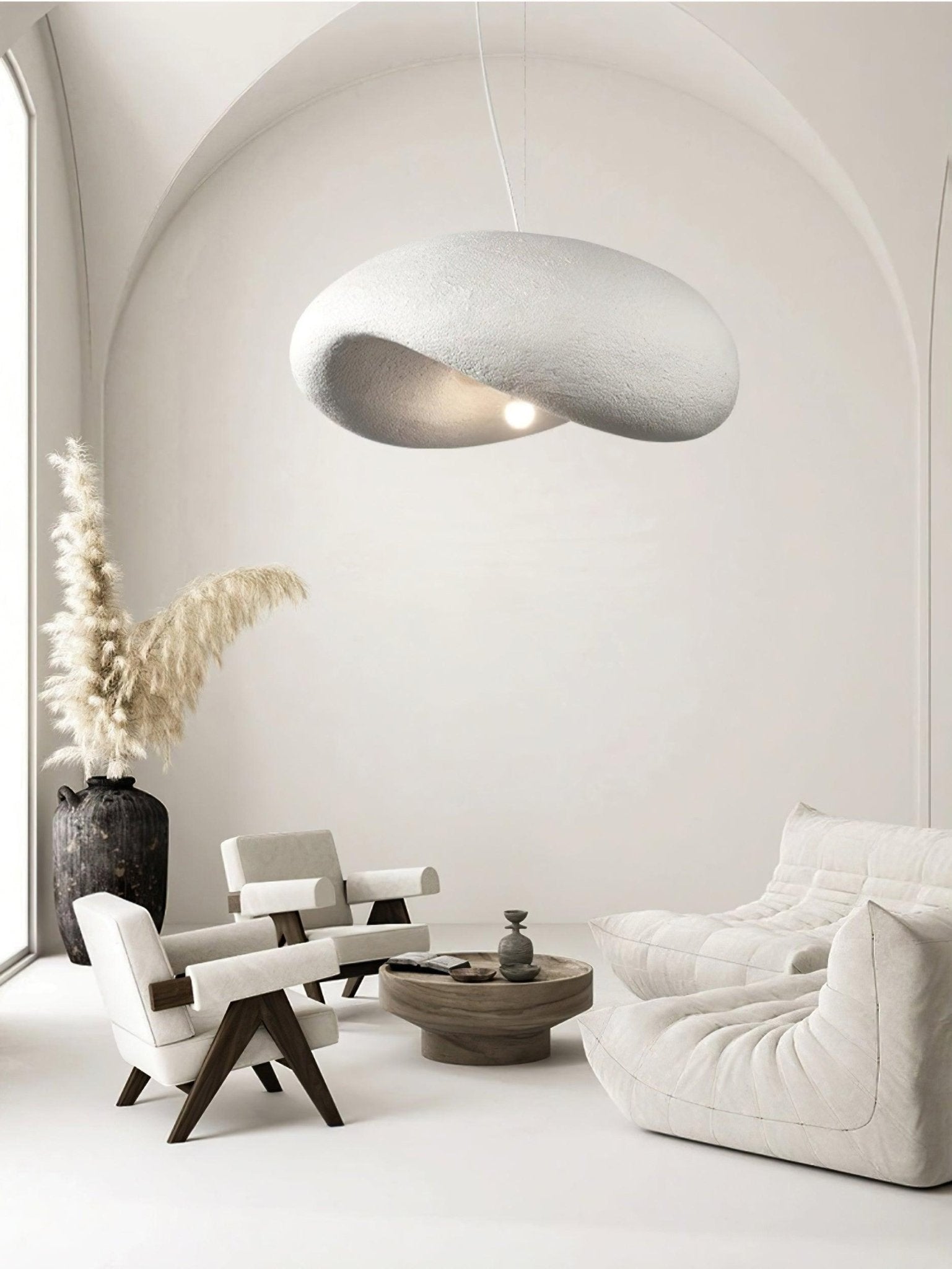 Asora Wabi-Sabi Pendant Lamp-Neutral Decor