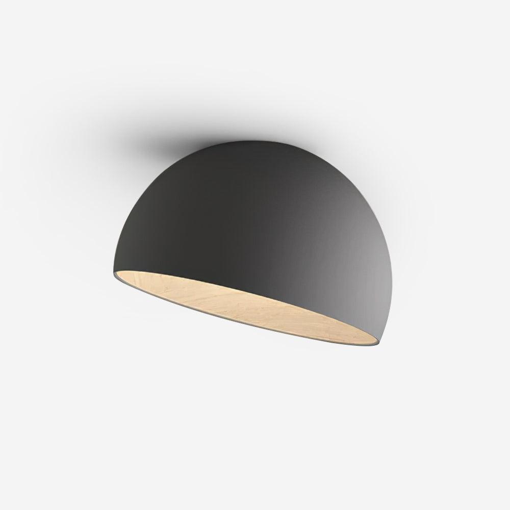 Ceiling Lamp Dome Wood Interior Warm