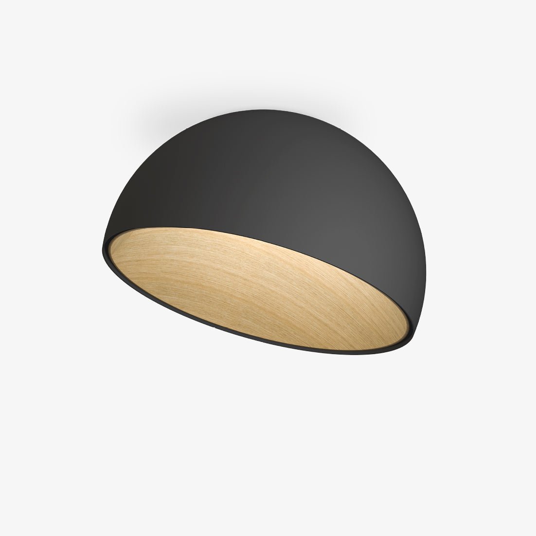 Coda Ceiling Lamp Dome Wood Minimalist-Neutral Decor