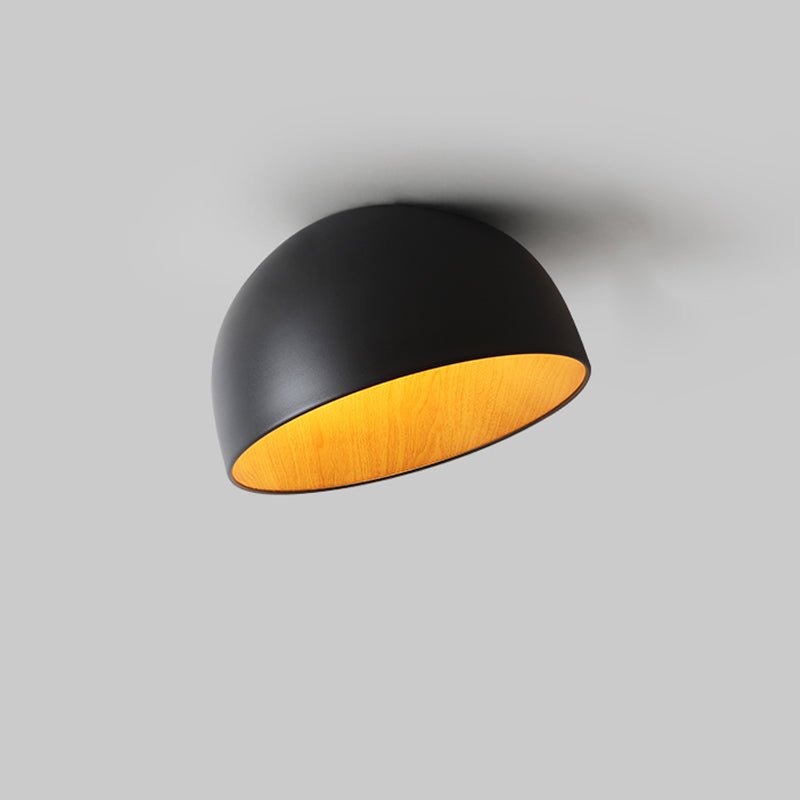 Coda Ceiling Lamp Dome Wood Minimalist-Neutral Decor