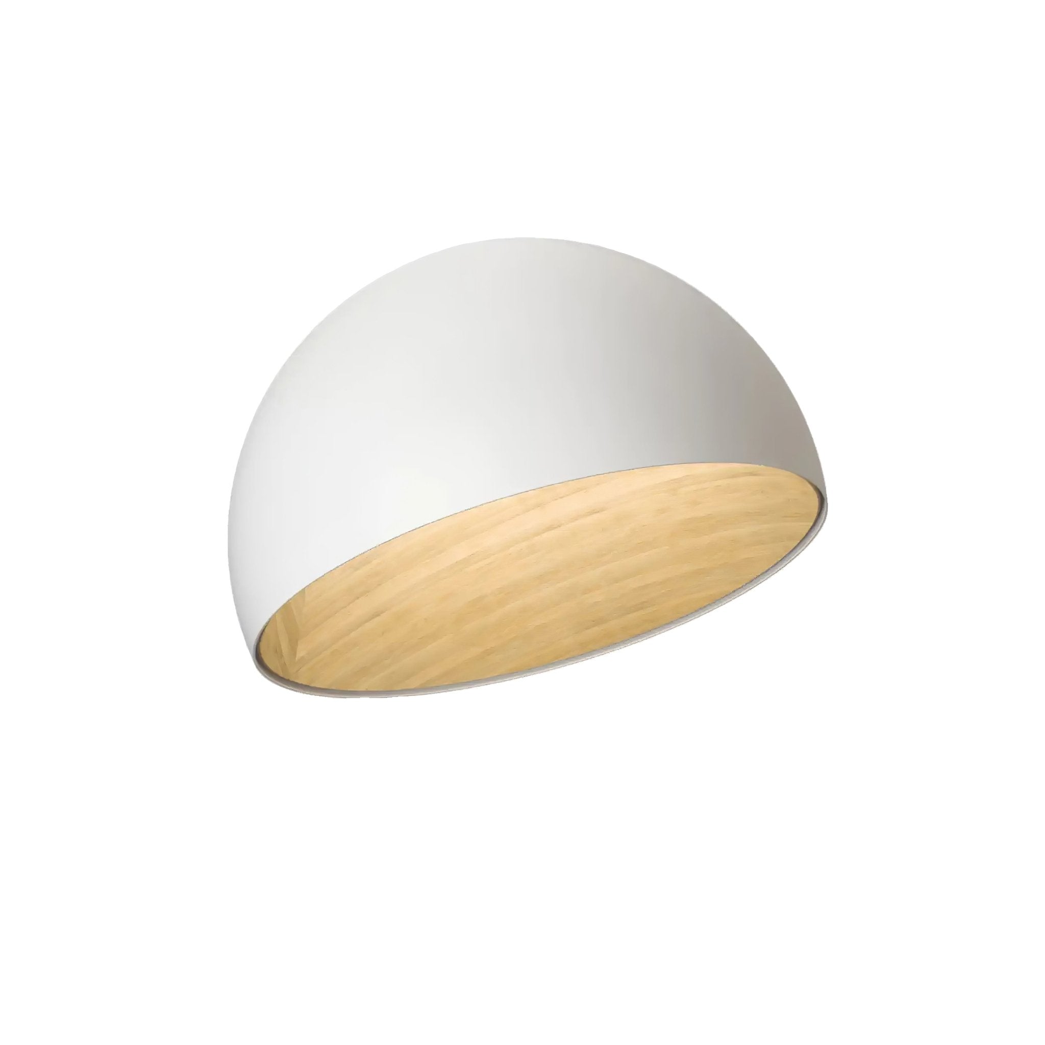 Coda Ceiling Lamp Dome Wood Minimalist-Neutral Decor