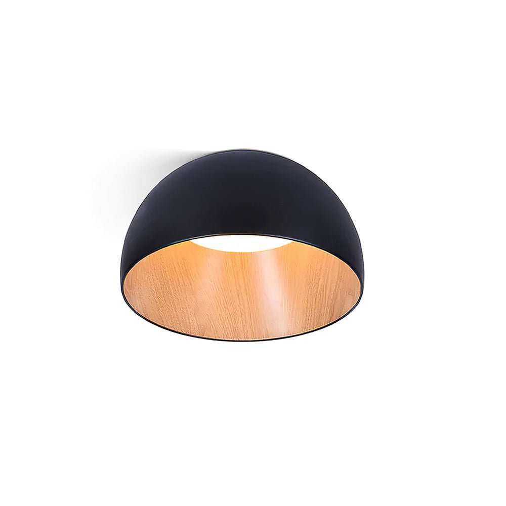 Coda Ceiling Lamp Dome Wood Minimalist-Neutral Decor