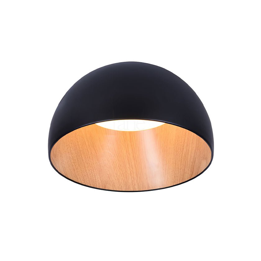 Coda Ceiling Lamp Dome Wood Minimalist-Neutral Decor