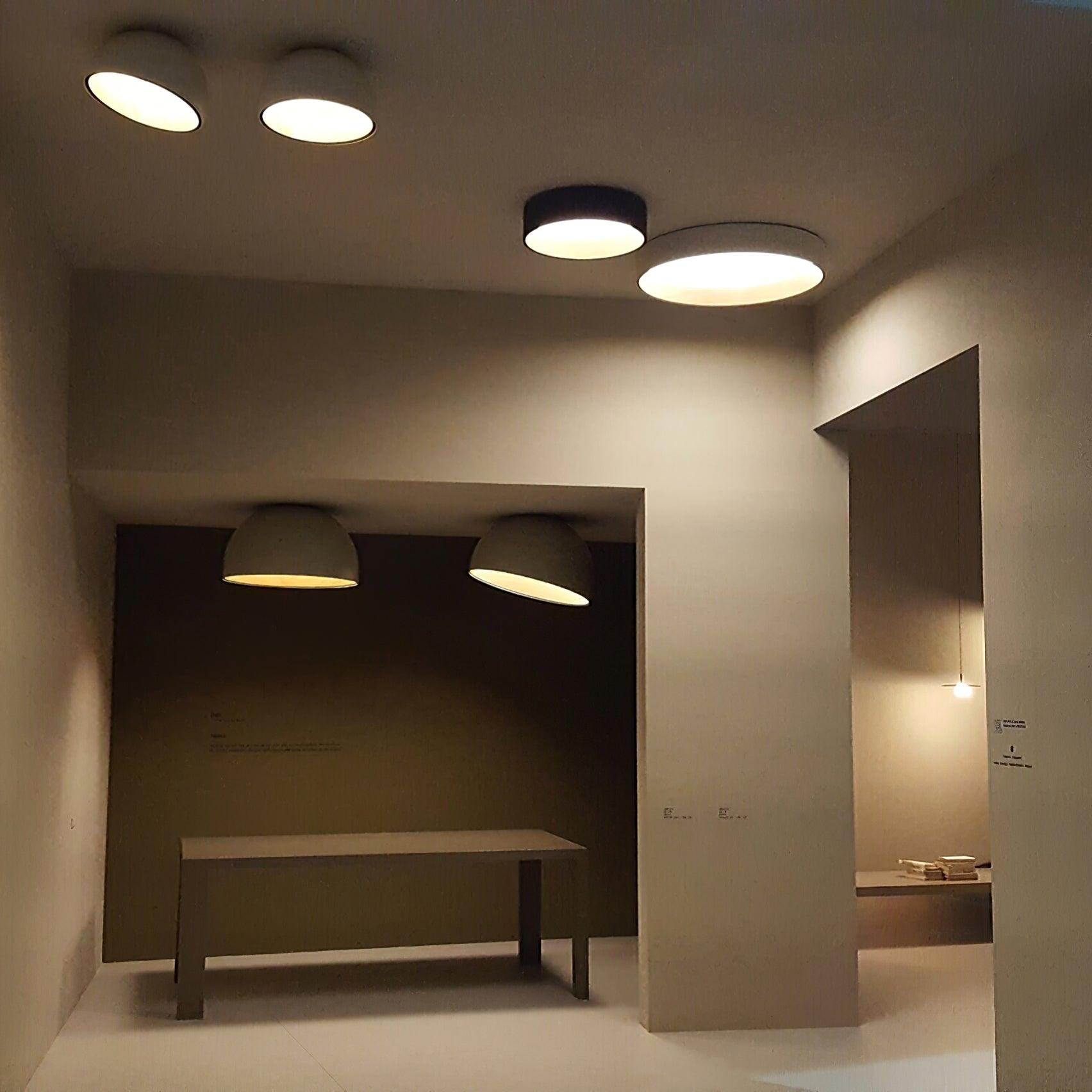 Ceiling Lamp Dome Wood Interior Warm