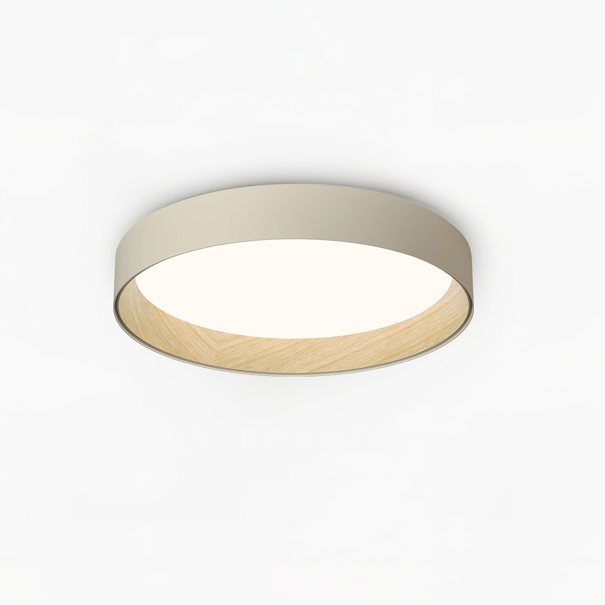 Denvir Modern Minimalist Round Ceiling Lamp-Neutral Decor