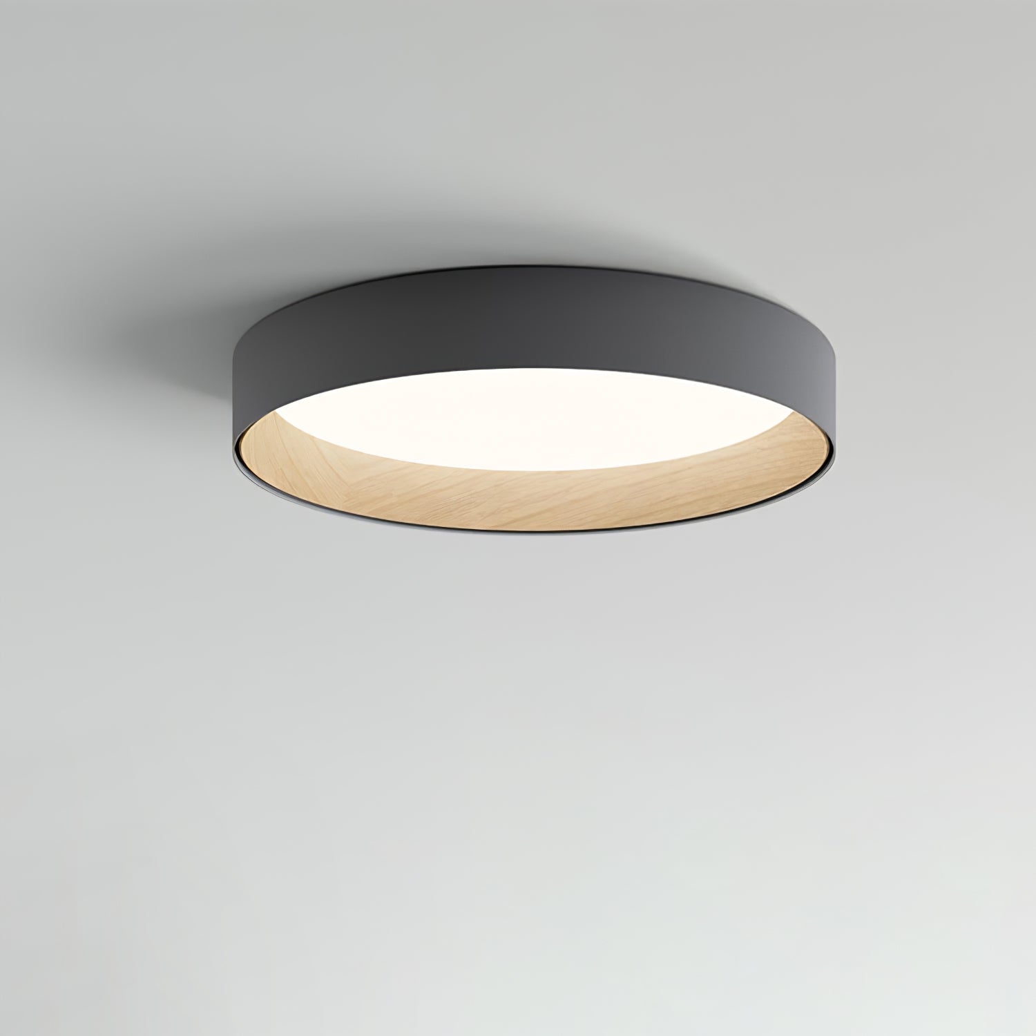 Denvir Modern Minimalist Round Ceiling Lamp-Neutral Decor