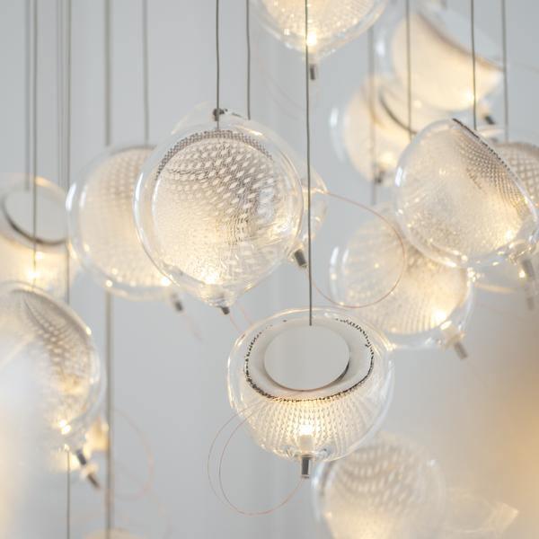 Ario Artistic Glass Pendant Light-Neutral Decor