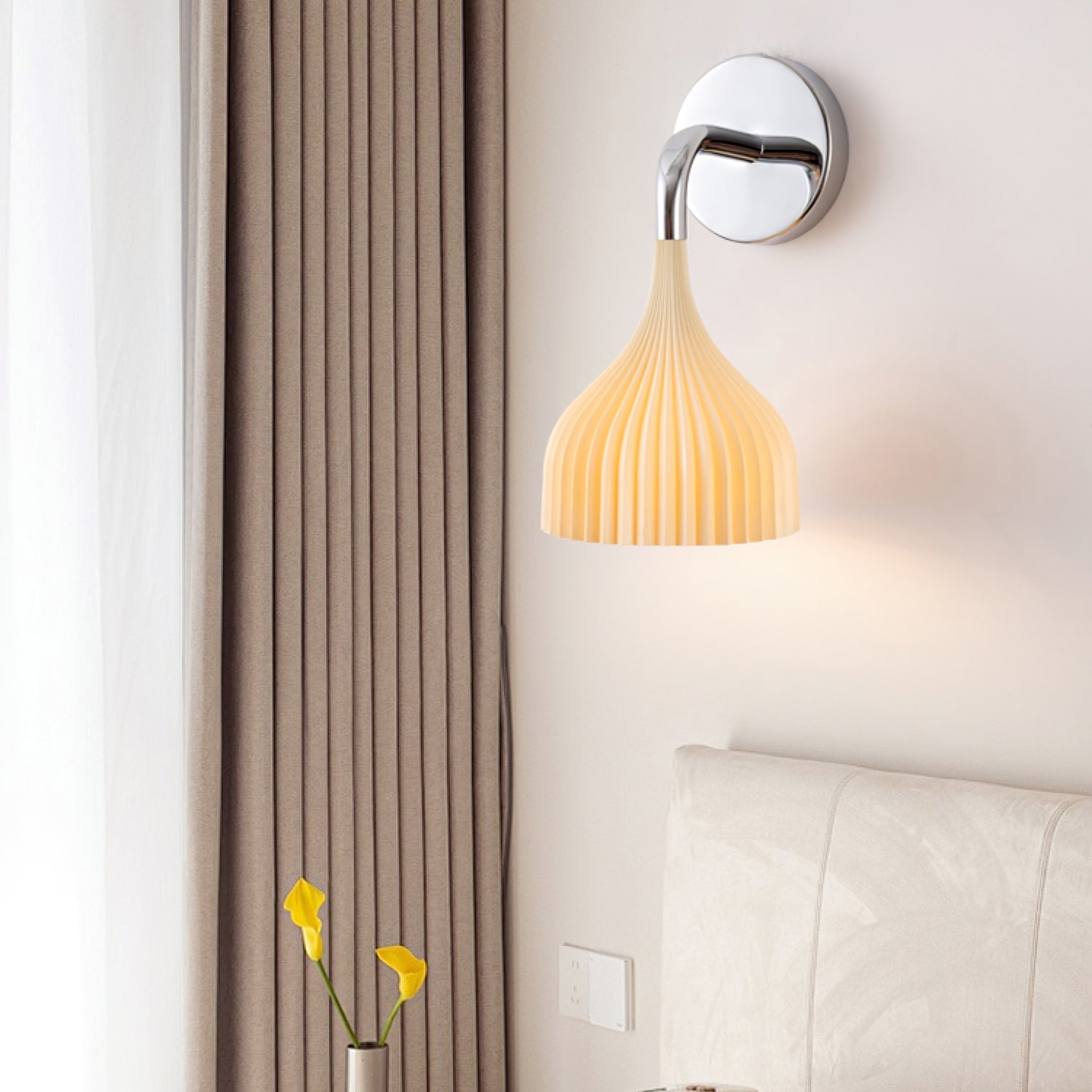 Aurzorus Modern Minimalist Plastic Wall Lamp-Neutral Decor