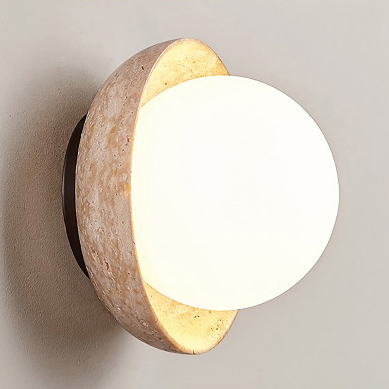 Mica Glass Wall Lamp