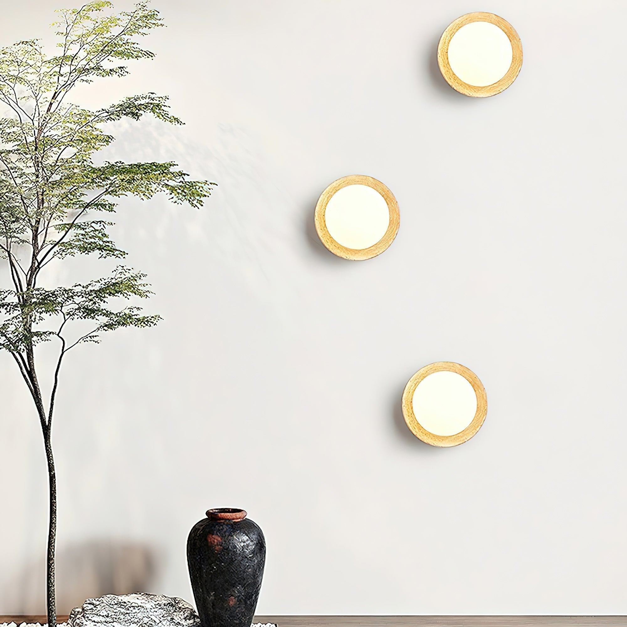 Mica Glass Wall Lamp