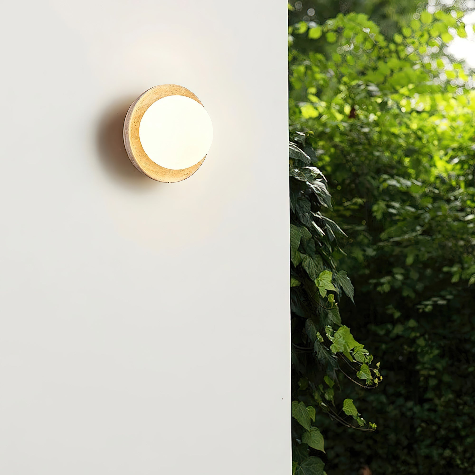 Mica Glass Wall Lamp