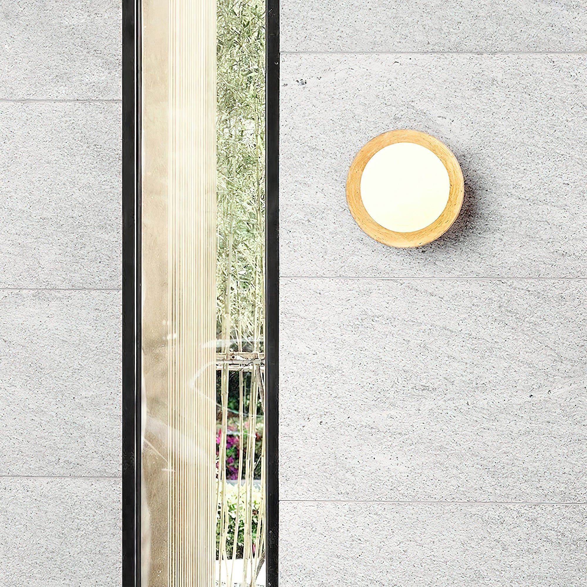 Mica Glass Wall Lamp