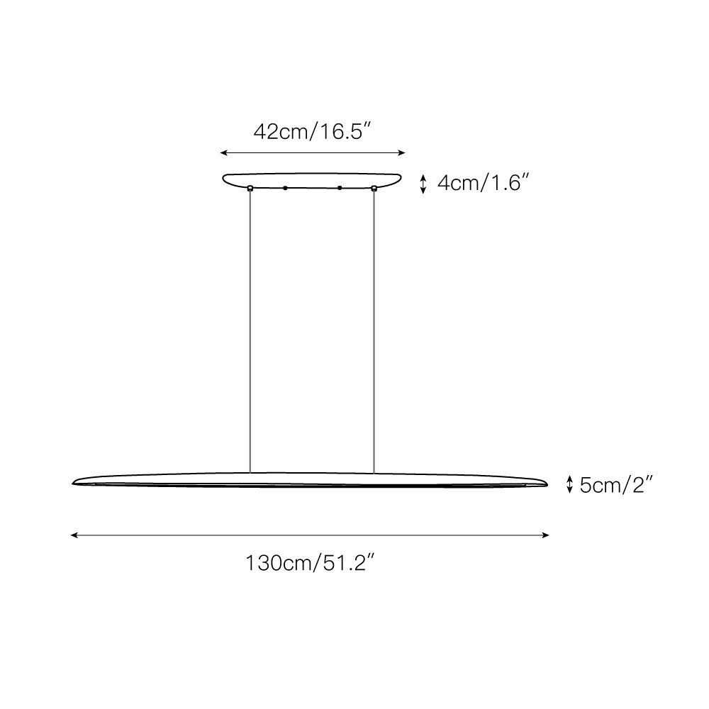 Zing Linear Pendant Lamp