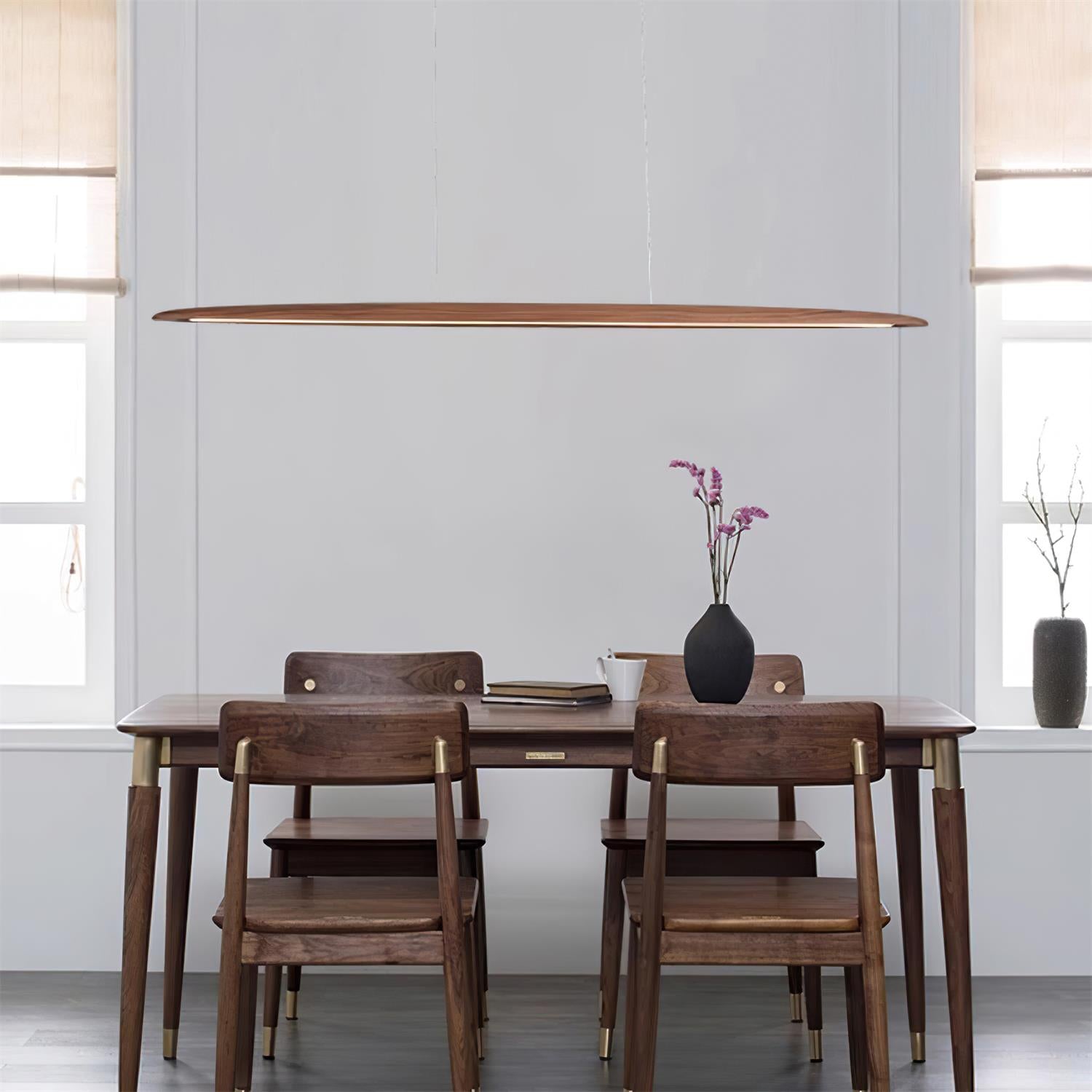Sorina Pendant Light Linear Wood Minimalist-Neutral Decor