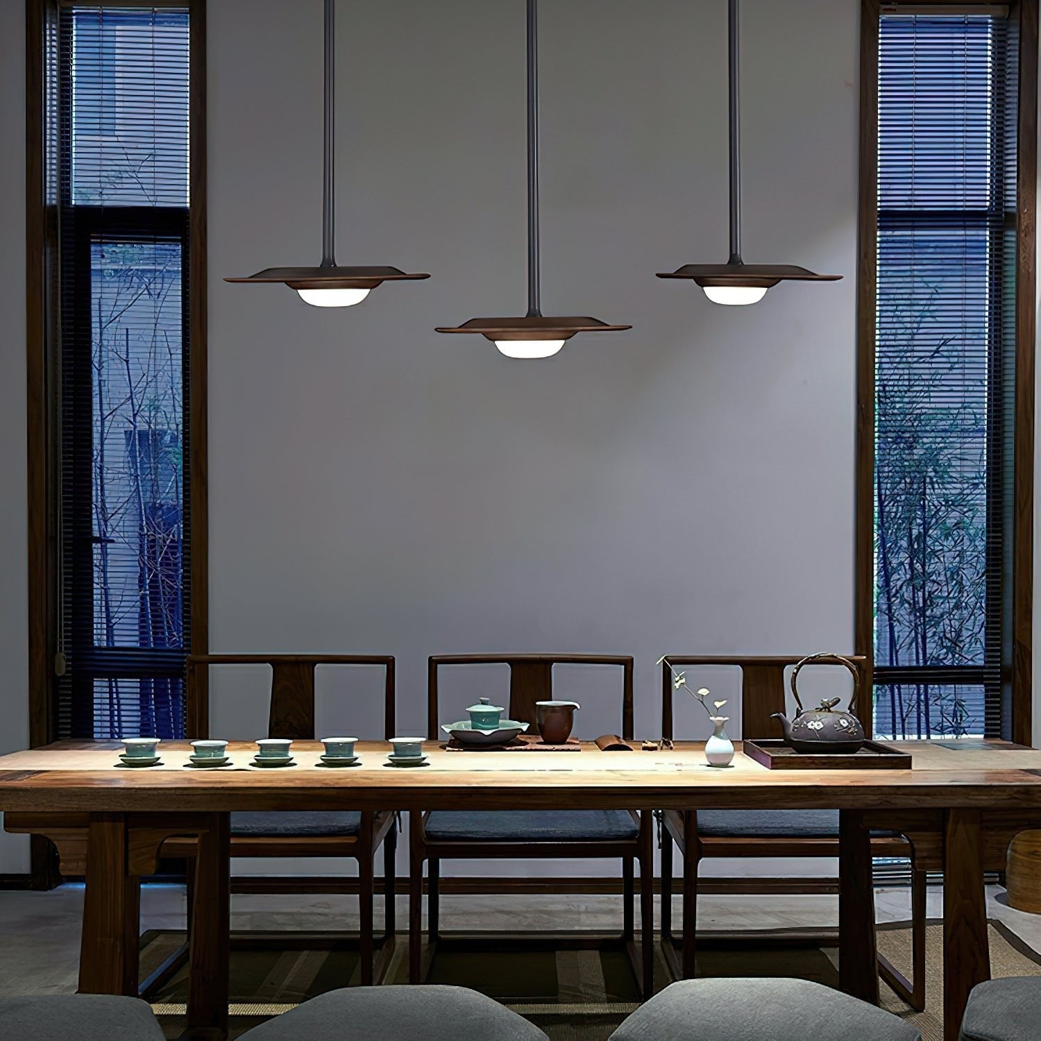 Cesilis Wood Pendant Light-Neutral Decor